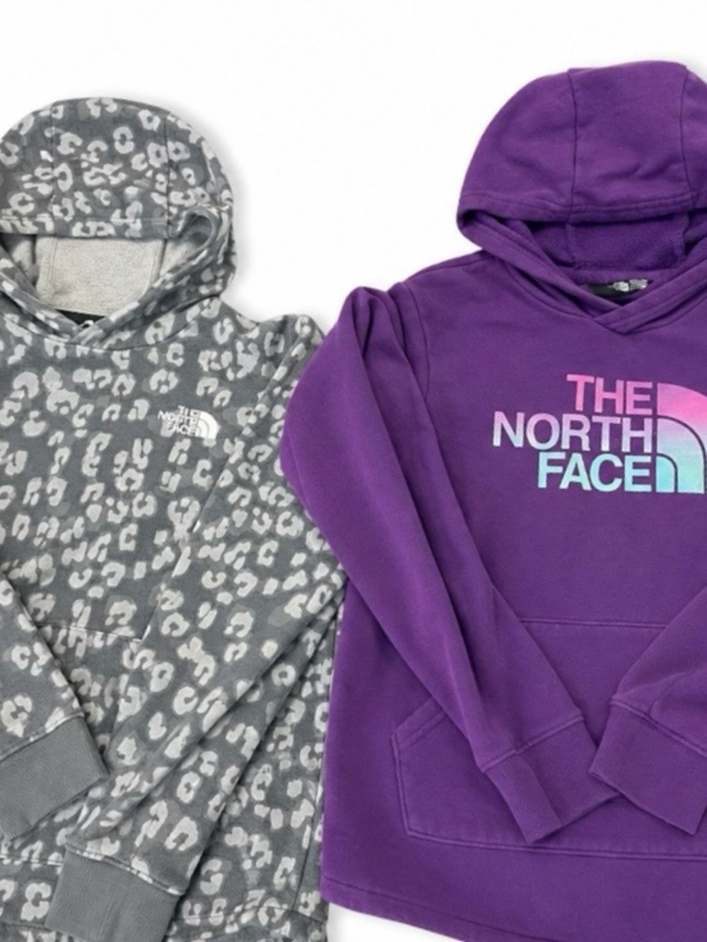 2 The North Face girl’s hoodies